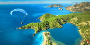Олюденіз. Одне з найкрасивіших місць Туреччини - пляж Блакитна лагуна (поруч з курортом Фетхіє)