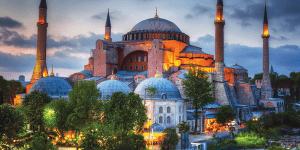 Стамбул. Софийский собор в Константинополе (Ая-София) 