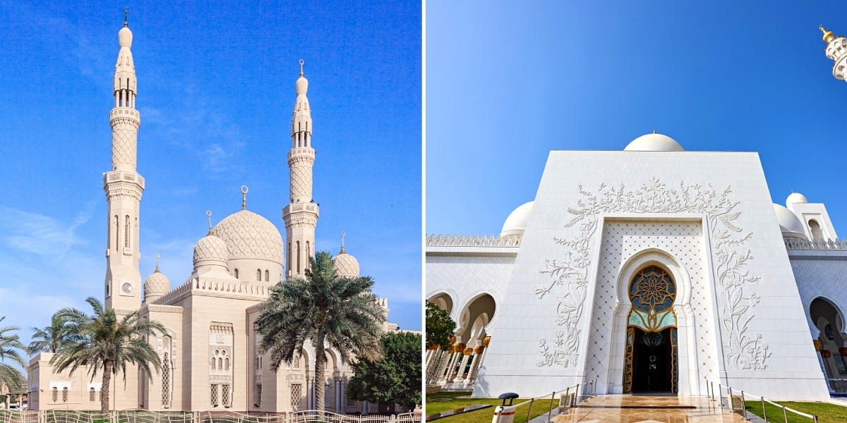 Изящная мечеть Джумейра в Дубае