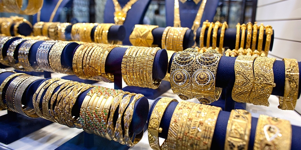 Ассортимент изделий на Золотом рынке в Дубае удовлетворит любые вкусы