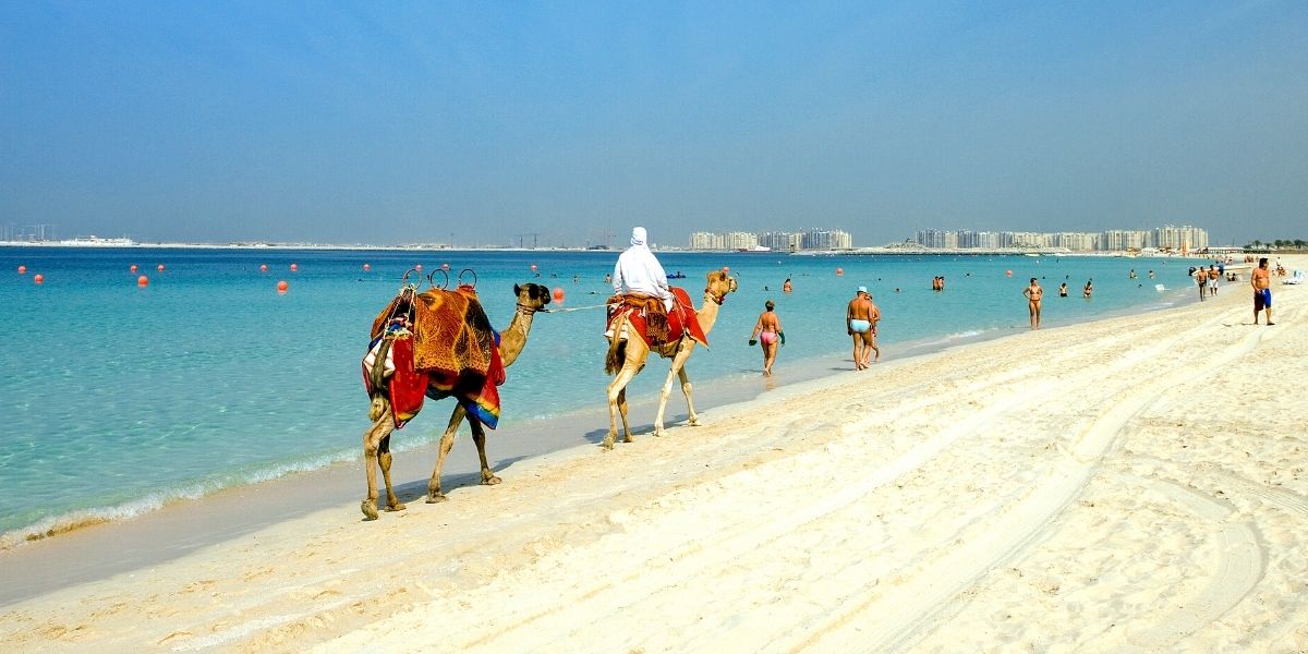 На песчаных пляжах ОАЭ можно комфортно переждать холода