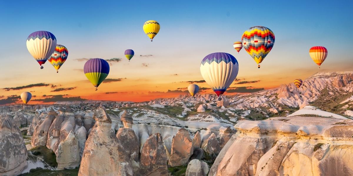 Невероятно красивые воздушные шары в Каппадокии, Турция